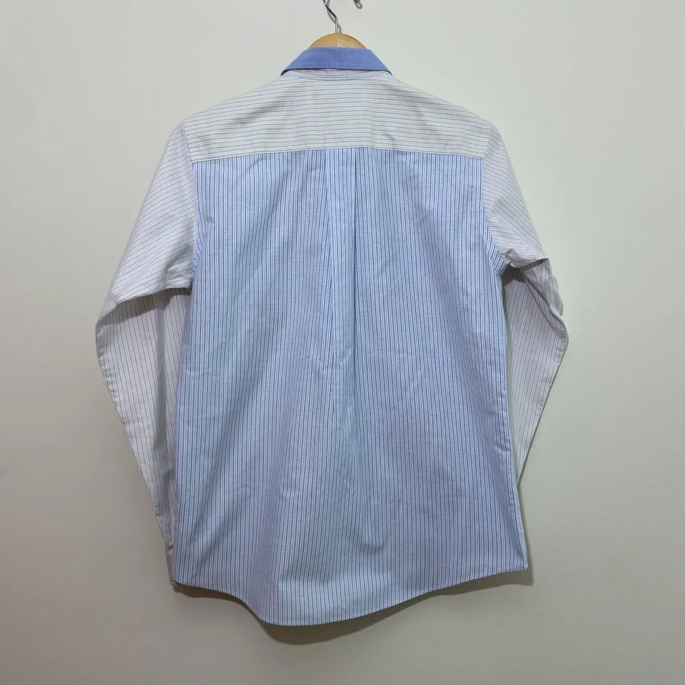 Brooks Brothers Teens Long Sleeve Button Down Shirt Supima Cotton Size XL